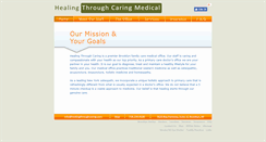 Desktop Screenshot of healingthroughcaring.com